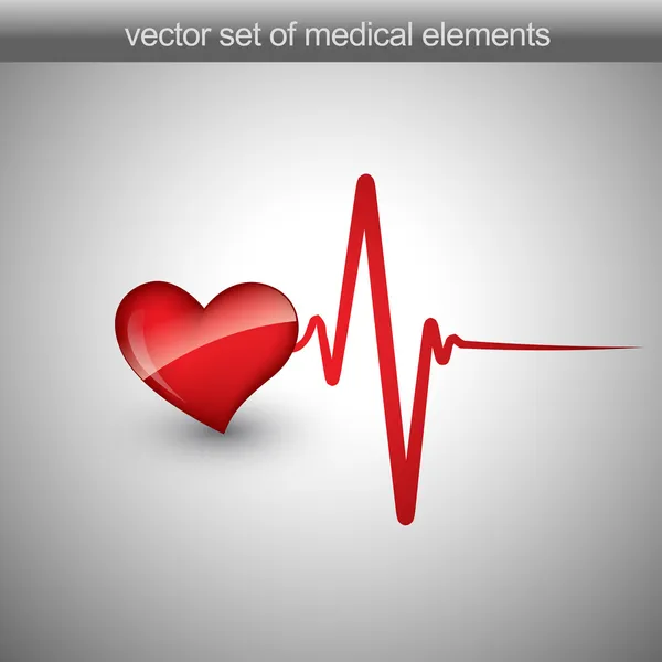Srdeční tep — Stockový vektor