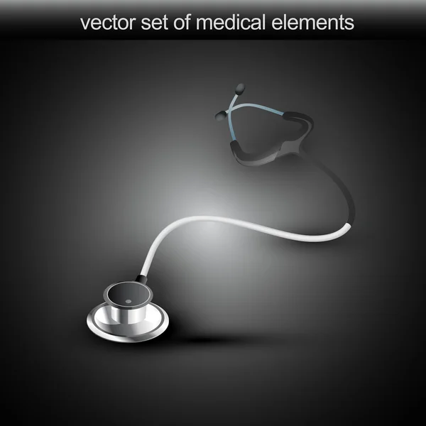 Vector stethoscope — Stock Vector