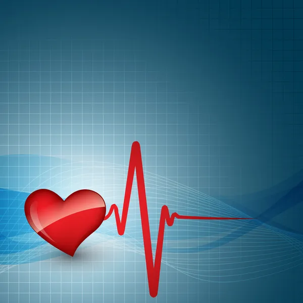 Καρδιακός ρυθμός — Διανυσματικό Αρχείο