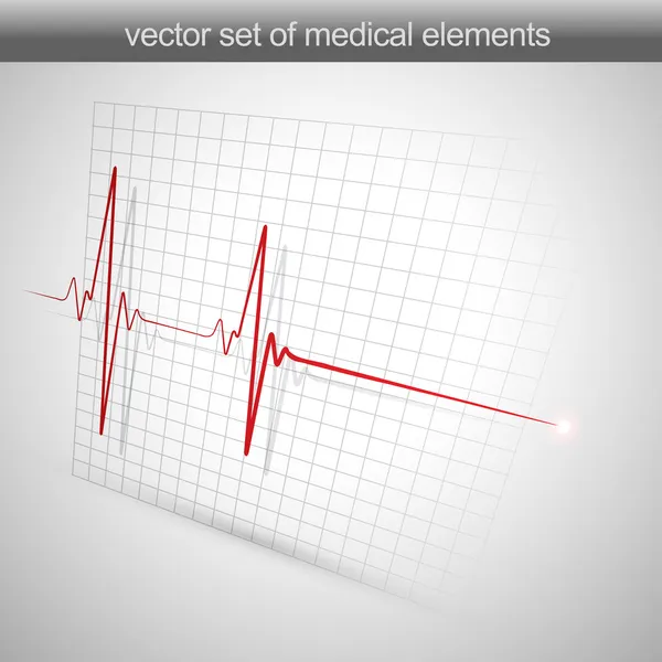 Heart beat — Stock Vector
