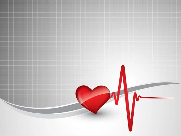 Rythme cardiaque — Image vectorielle