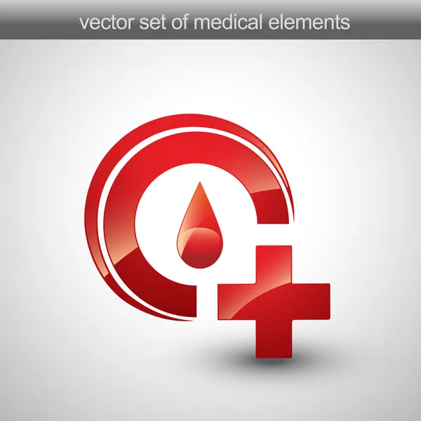 Símbolo médico — Vector de stock