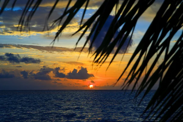 मालदीवचे सूर्यास्त — स्टॉक फोटो, इमेज