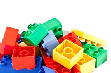 Colorful display of lego clipart