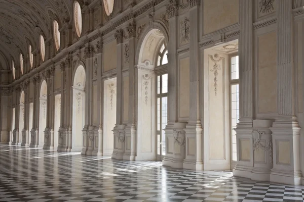 Olaszország - királyi palota: Galleria di Diana, Venaria — Stock Fotó