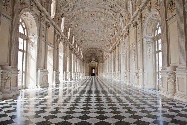 Italia Palazzo Reale: Galleria di Diana, Venaria — Foto Stock