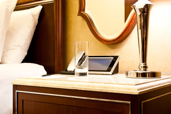 Luxury hotel bedroom — Stock Photo, Image