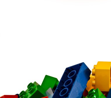 Colorful display of lego clipart