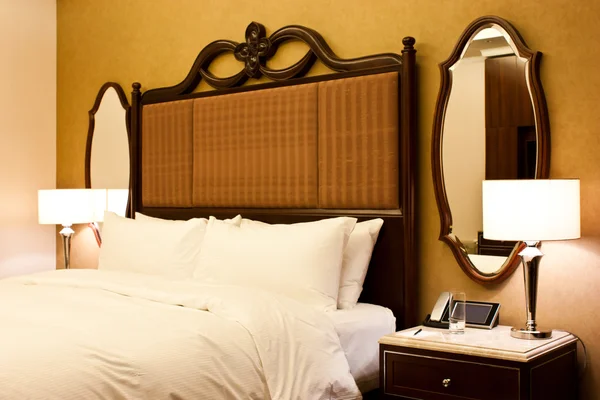 Luxusní hotel ložnice — Stock fotografie