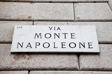 Via monte Napoleone