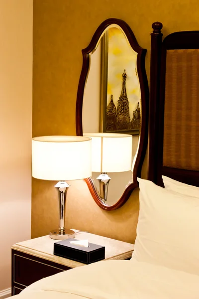 Camera da letto hotel di lusso — Foto Stock