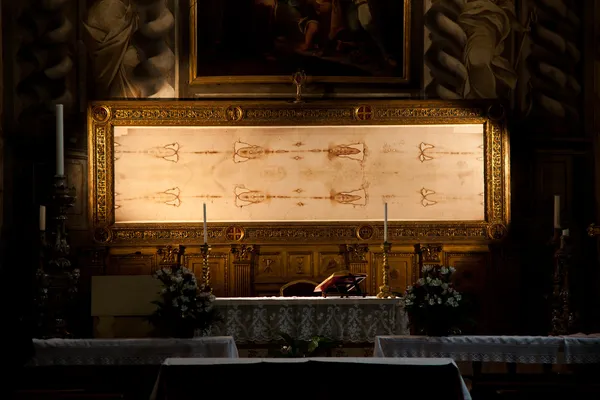 Torino, İtalya - kutsal kefen — Stok fotoğraf