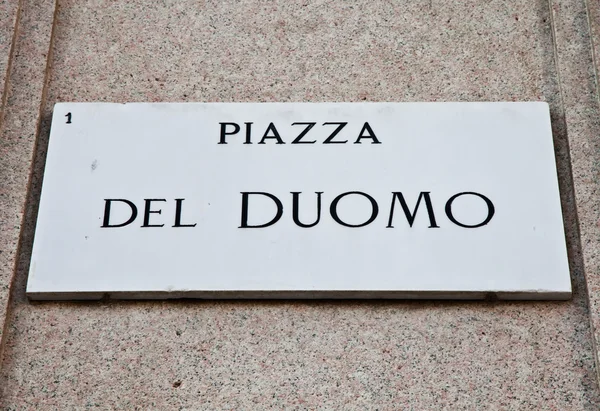 Piazza del Duomo — Stock Photo, Image