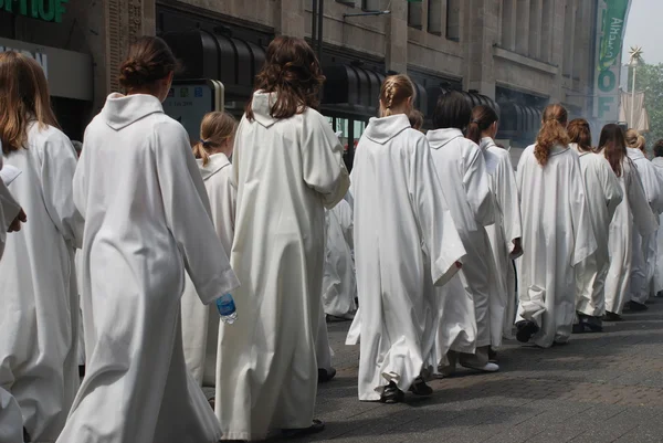 La procession de l'église Images De Stock Libres De Droits