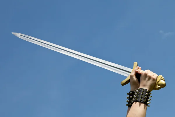 Schwert im Himmel — Stockfoto
