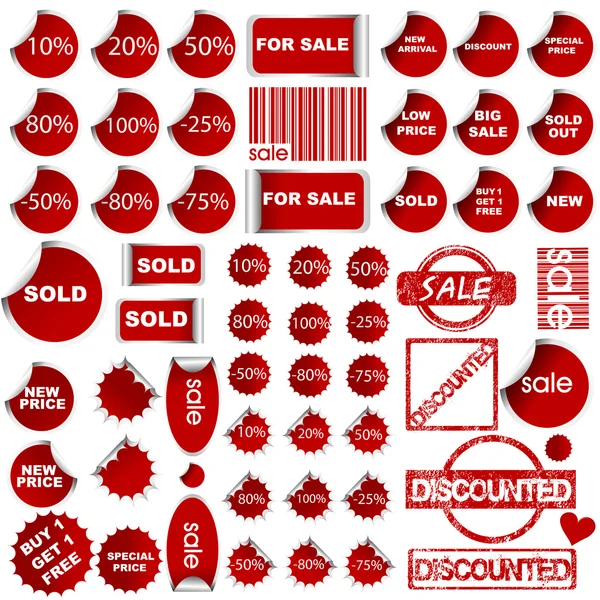 Shopping promotional elements — Stock Photo, Image