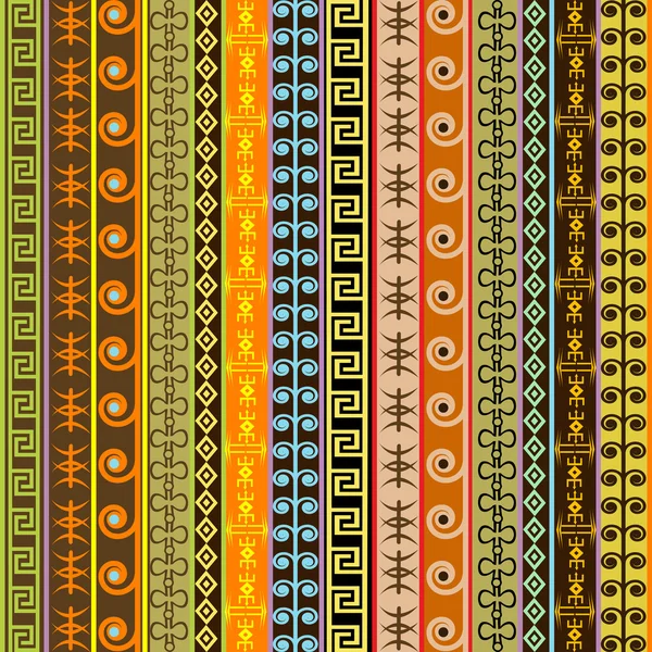 Textur mit ethnischen geometrischen Ornamenten, farbiges afrikanisches Motiv — Stockfoto