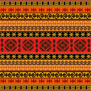 Traditional African pattern clipart