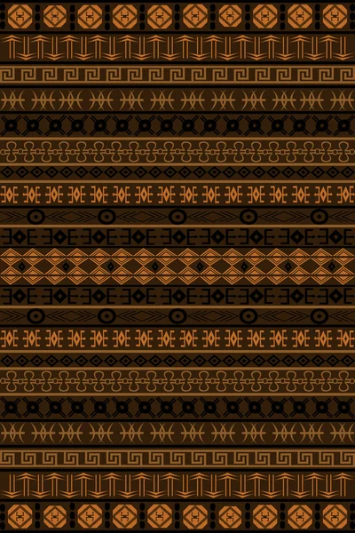 Bruine Afrikaanse patroon — Stockfoto