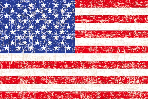 Grunge fond drapeau américain — Photo
