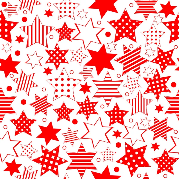 Naadloze patroon met gestileerde sterren — Stockfoto