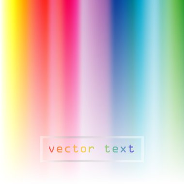 Abstract background with rainbow colors and placec for text clipart