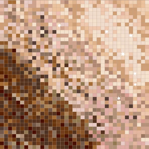 Mosaico nei toni del marrone — Foto Stock