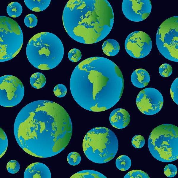 Patrón de fondo con el planeta Tierra — Foto de Stock