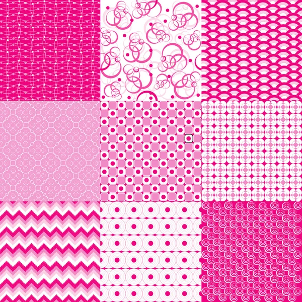 Conjunto com fundo rosa — Fotografia de Stock