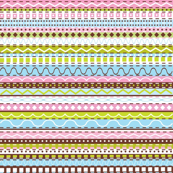Seamless pattern with colored geometrical shapes — Stock Photo, Image