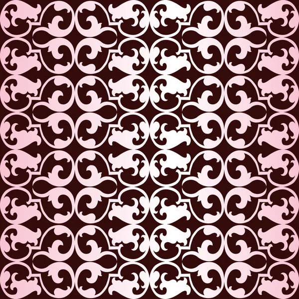 Pattern with pink ornaments — Stock Photo, Image