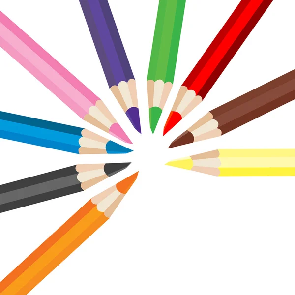 Conjunto de lápices de colores —  Fotos de Stock