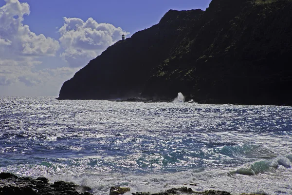 Makapuu punkt i latarni morskiej, oahu, Hawaje — Zdjęcie stockowe