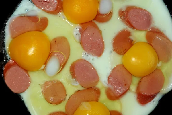 stock image Eggs Frying In A Pan