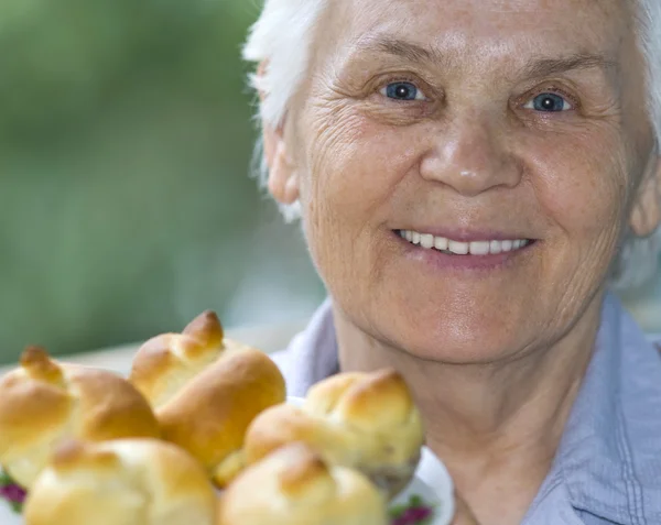 Stock image Women with cake