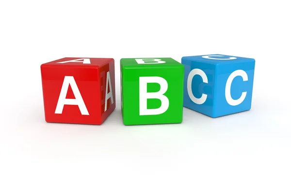 ABC Cubi — Foto Stock