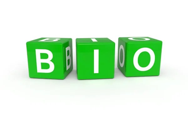 Bio cubi — Foto Stock