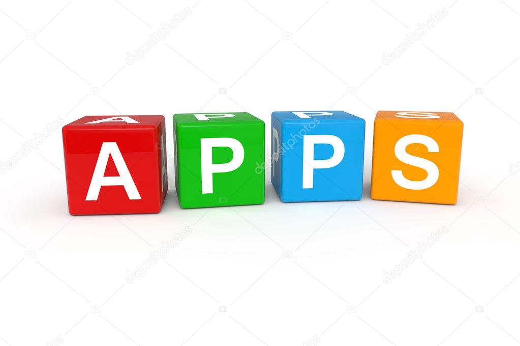 Apps multicolor cubes