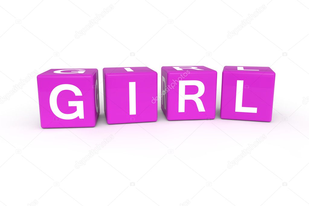 Girl cubes