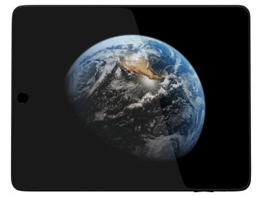 tablet bilgisayar boşluk gezegen ile