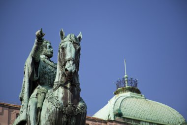 Monument of Duke Mihailo Obrenovic, Belgrade clipart