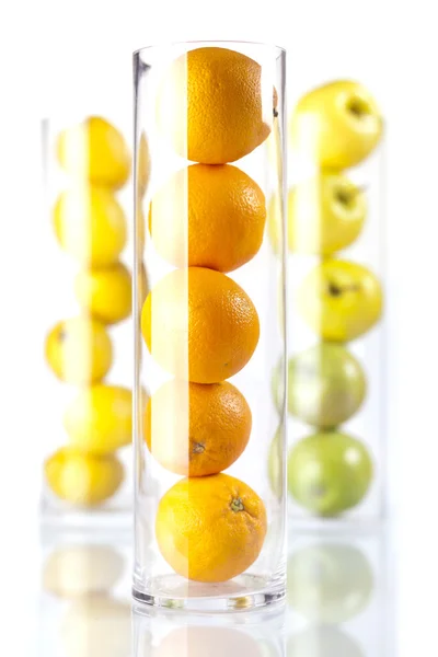 Group of fruit: Oranges, Lemons, Appless — Stock Photo, Image
