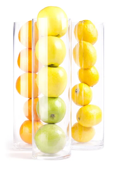 Group of fruit: Oranges, Lemons, Appless — Stock Photo, Image