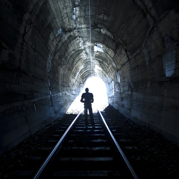 Ujung terowongan — Stok Foto