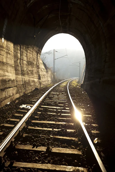 Fine della galleria — Foto Stock