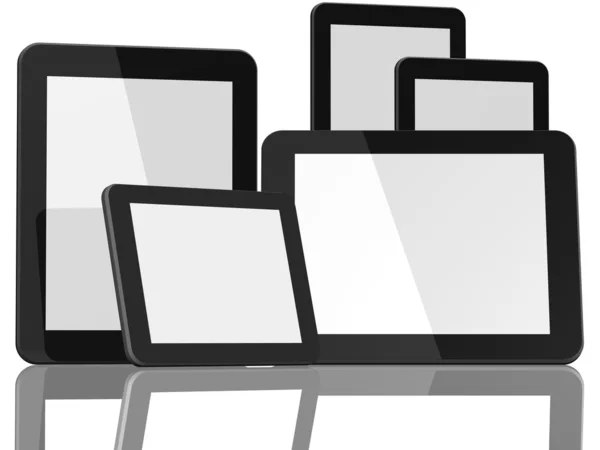 Grupo de Computadores Tablet — Fotografia de Stock