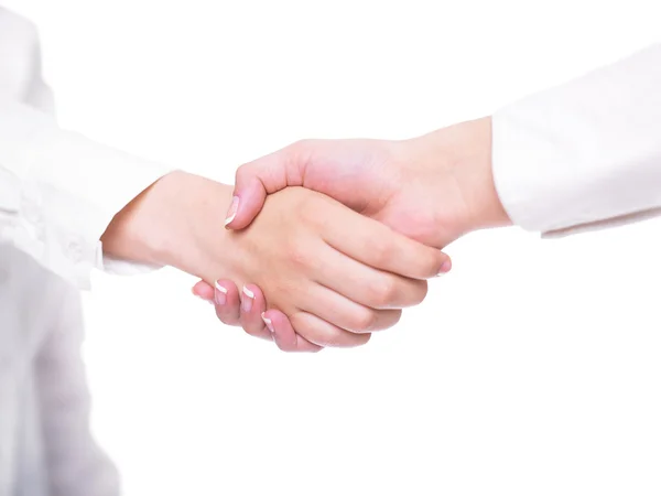 Handshaking - Trabalho em equipe — Fotografia de Stock
