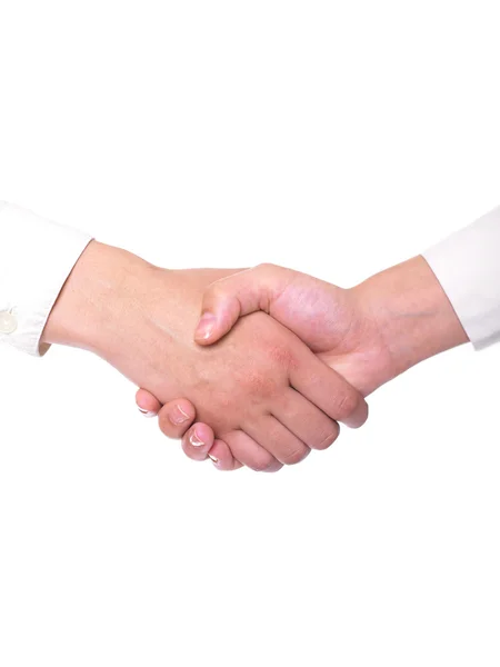 Handshaking - teamwerk — Stockfoto