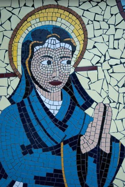 Virgin Mary Mosaic — Stock Photo, Image