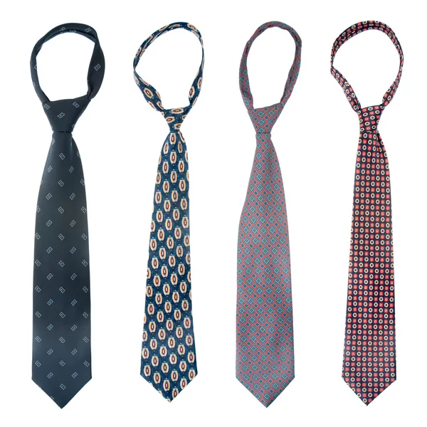 Cztery krawaty — Zdjęcie stockowe